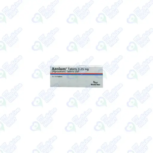 Azolam 0.25mg Tablet 10 'S(Net)
