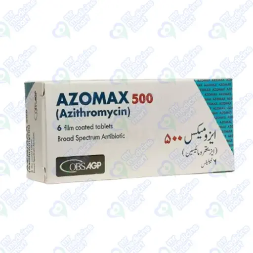 Azomax 500mg Tablet 6's