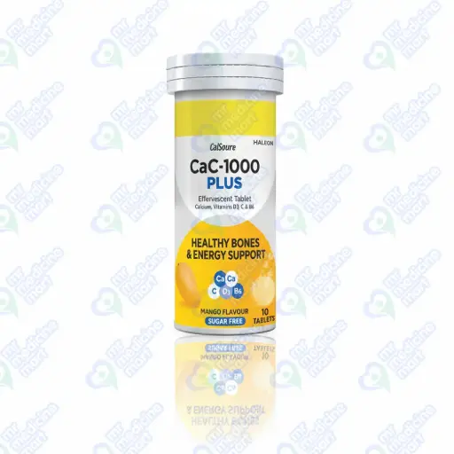 CAC 1000 Plus Mango Sugar Free Tablet 10's