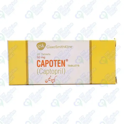 Capoten 50mg Tablet 10 'S