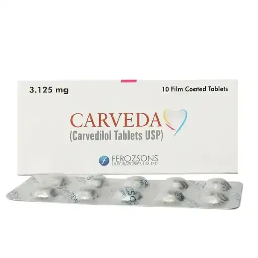 Carveda 3.125mg Tablet