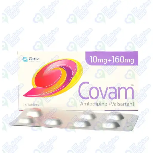 Covam 10mg+160mg Tablet 7 'S