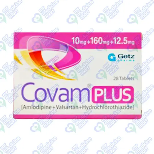 Covam Plus Tablet 10mg/160mg/12.5mg