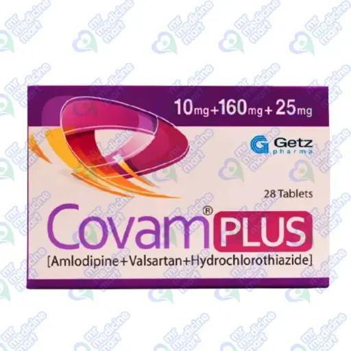 Covam Plus Tablet 10mg/160mg/25mg