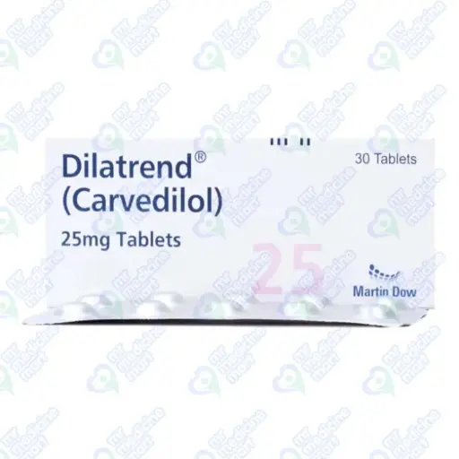 Dilatrend 25mg Tablet 10 'S