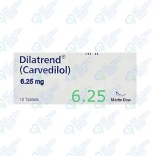 Dilatrend 6.25mg Tablet 10 'S