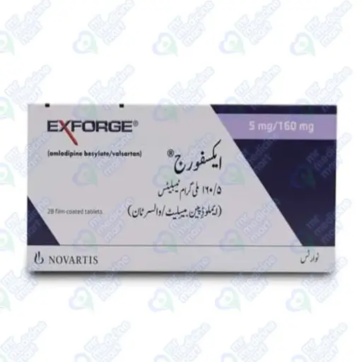 Exforge 5mg/160mg Tablet 14 'S