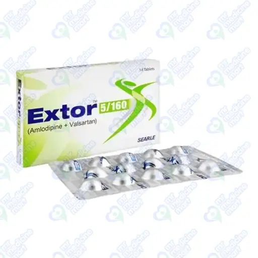 Extor 5mg/160mg Tablet 14's