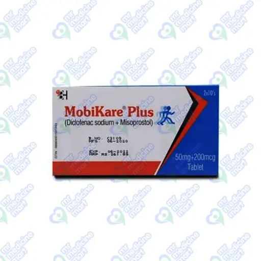 Mobikare PLus 50mg+200mcg Tablet