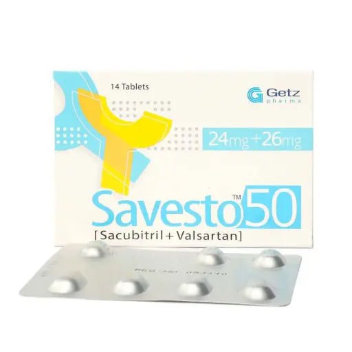 Savesto 50 24mg/26mg Tablet 14 'S