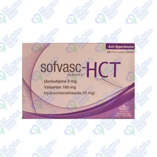Sofvasc HCT 5/160/25 mg Tabs