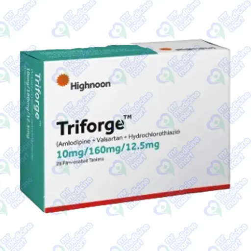 Triforge 10mg/160mg/12.5mg Tablet 28's