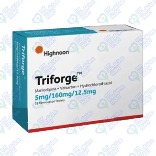Triforge 5mg/160mg/12.5mg Tablet 28's