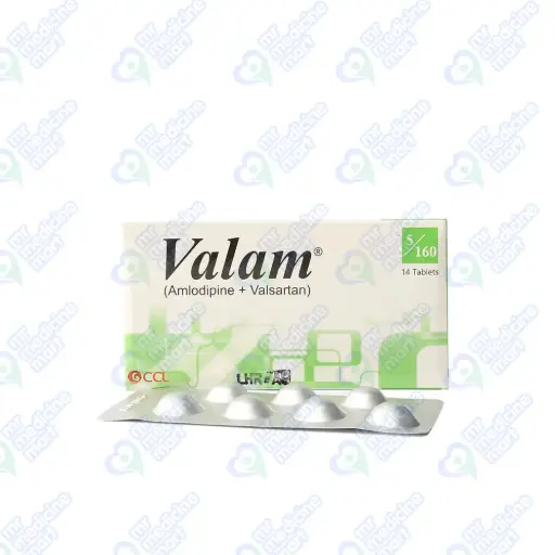 Valam 5mg+160mg Tablet 7 'S
