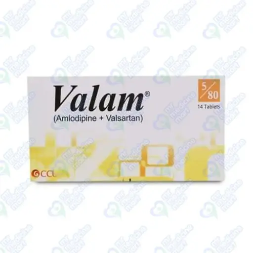 Valam 5mg+80mg Tablet 7 'S