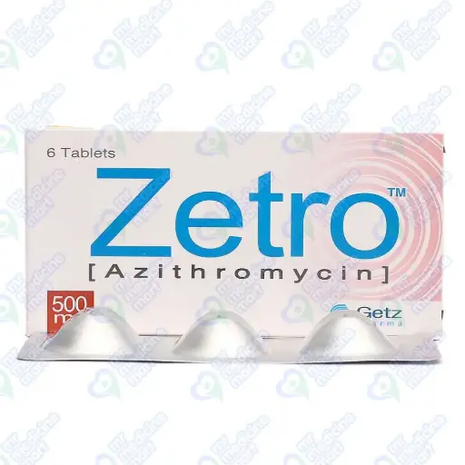 Zetro 500mg Tablet 3 'S