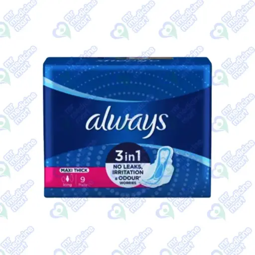 Always Maxi Thick Pads Long 9 'S