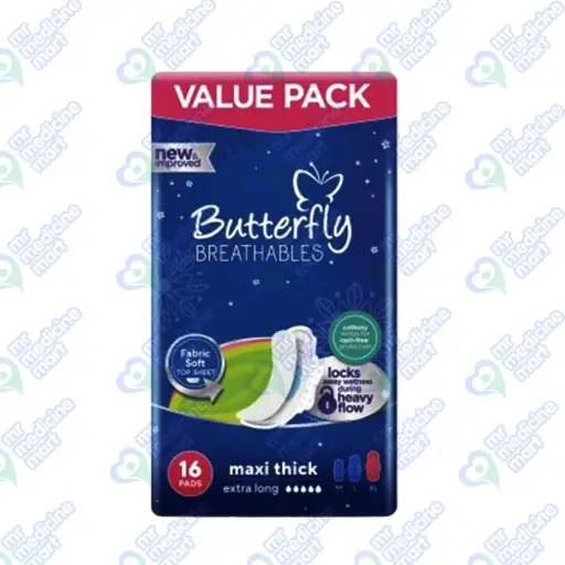 Butterfly Breathable Pad XL 16's