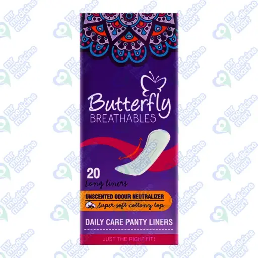 Butterfly Breathables L Panty Liners 20'
