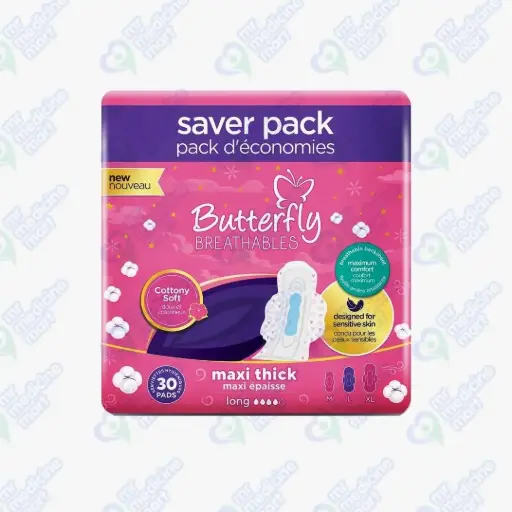 Butterfly Cottony Soft Maxi Long 30's