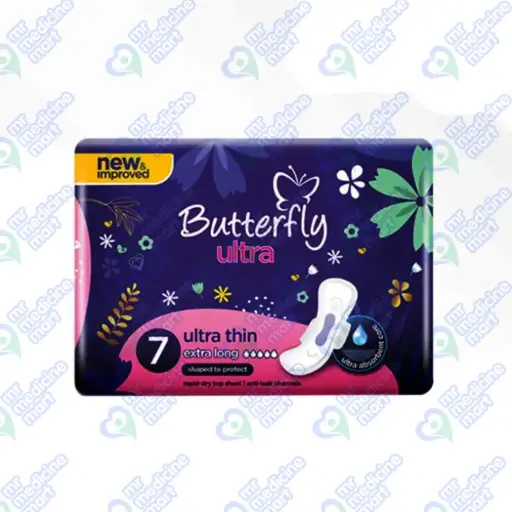 Butterfly Ultra Thin Extra Long Pad 7's