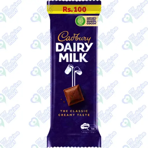 Cadbury Dairy Milk chocolate 24.5g Rs.100(1x24)