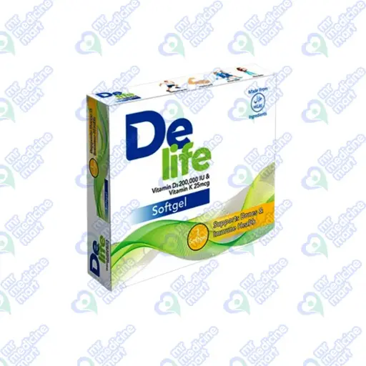 Delife 200,000IU/25mg Softgel