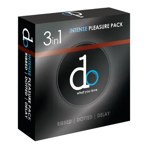 DO 3s Intense Pleasure Pack Condoms