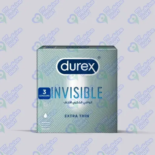 Durex Invisible Condom 3's 