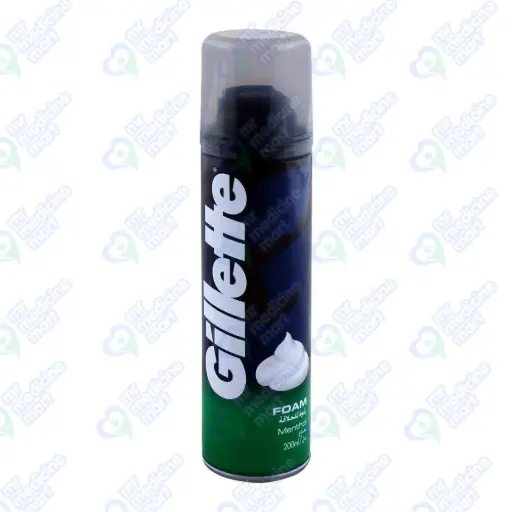 Gillete Shave Foam Menthol 200ml