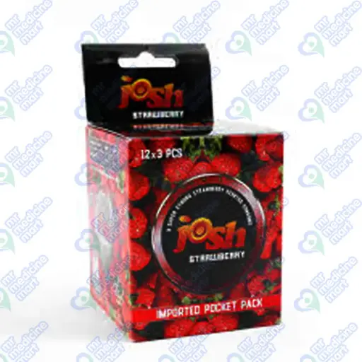 Josh Strawberry 3s Condoms (1x12)