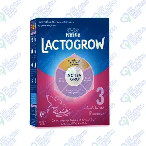 Lactogrow 3 DHA Powder 400 gm