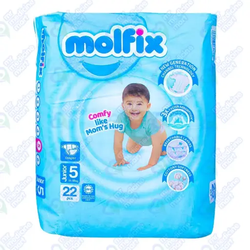 Molfix 5 diapers 22's
