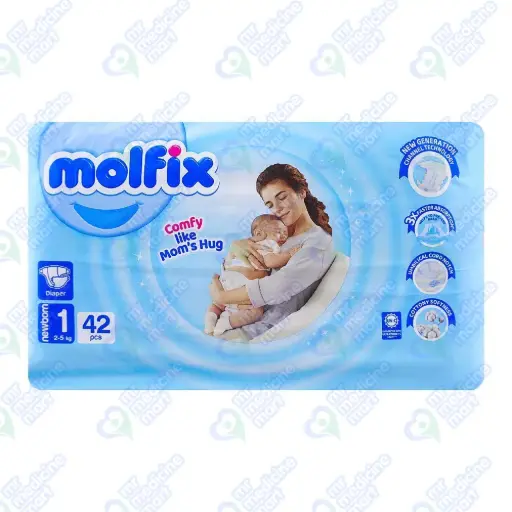 Molfix 1 Diaper 42's