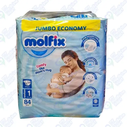 Molfix 1 Diaper 84's