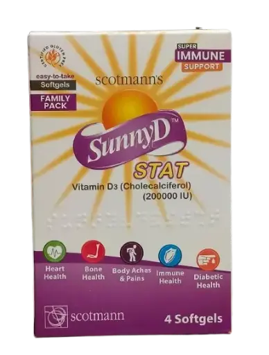 Sunny D 200,000 IU Cap Family Pack 4's