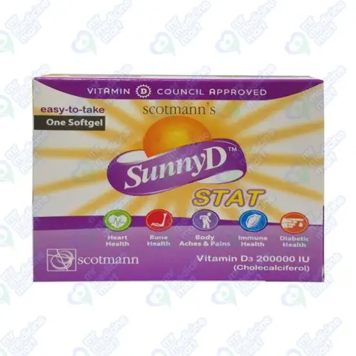 Sunny D 200,000 IU Capsule 1'S