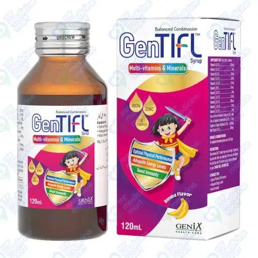 GenTifl Syrup Banana Flavour 120ml