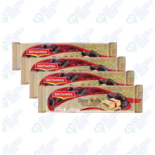Britannia Date Rolls 90g