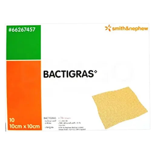 Bactigras Dressing 10cm X 10cm 1's(Net)