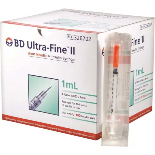 BD Syringe 1ml (8mm)