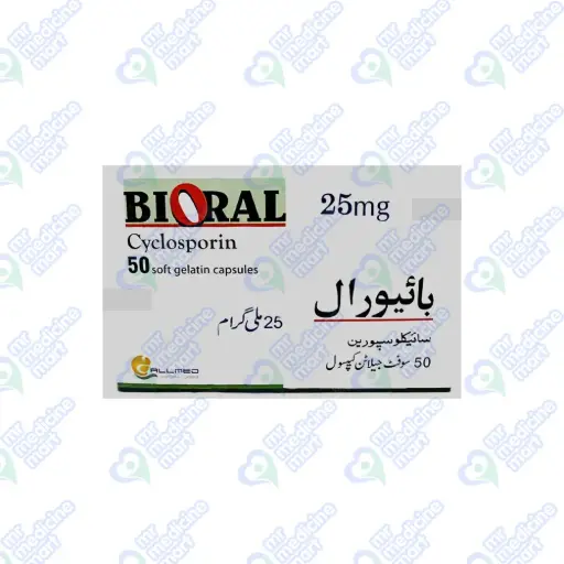 Bioral 25mg Capsule 50'S