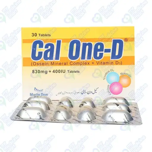 Cal One D 830mg/400IU Tablet
