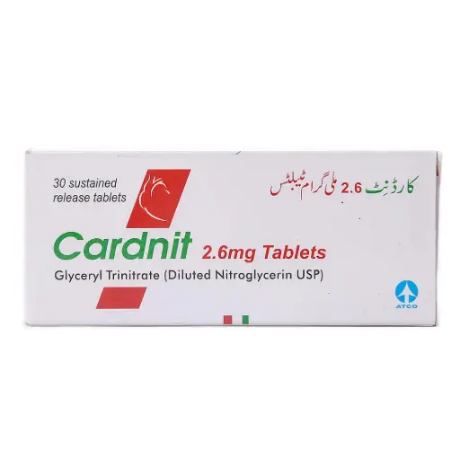 Cardnit 2.6 mg 30'S