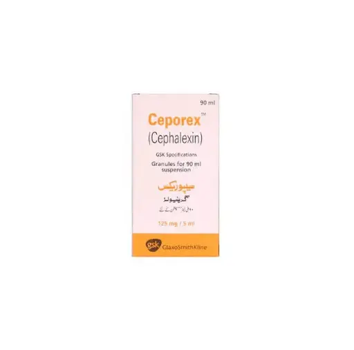 Ceporex 125mg/5ml Suspension 90 ML