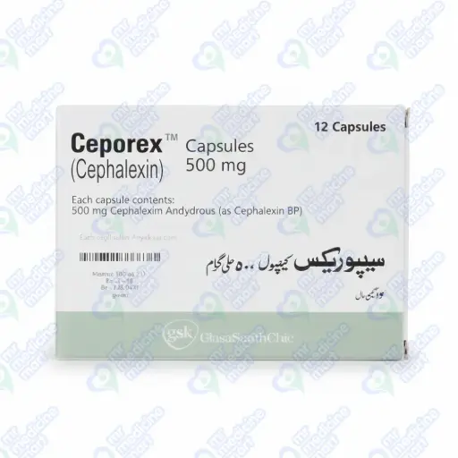 Ceporex 500mg Capsule 6 'S