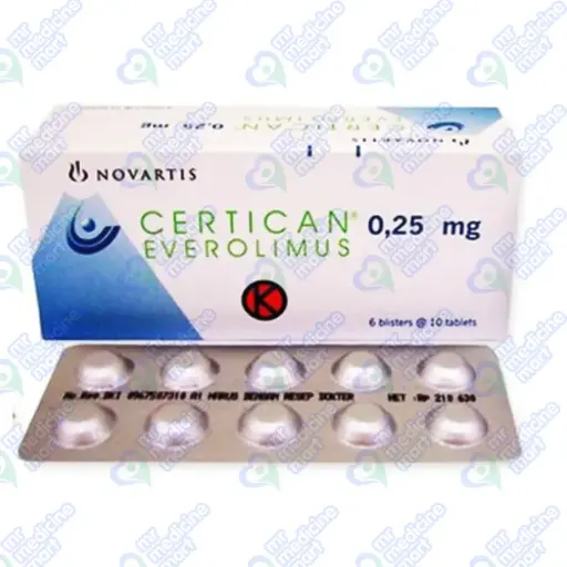Certican 0.25mg Tablet 