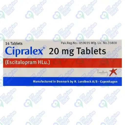Cipralex 20mg Tablets 14's