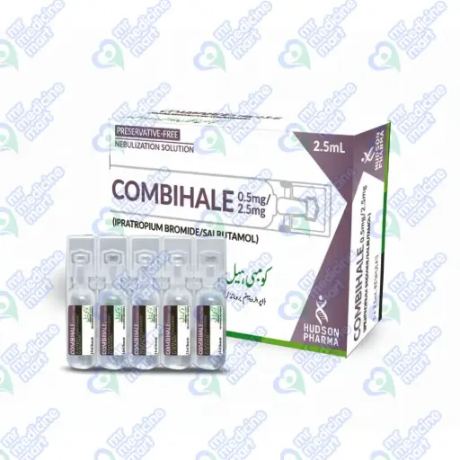 Combihale 0.5mg/2.5ml Respules 1 'S