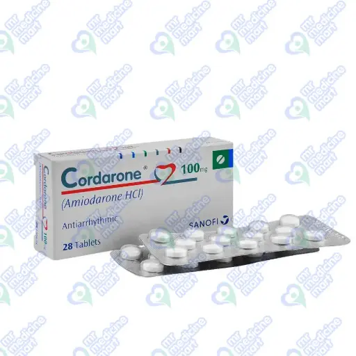 Cordarone 100mg Tablet 14 'S